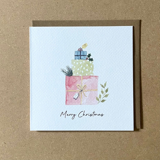 Merry Christmas Presents Card