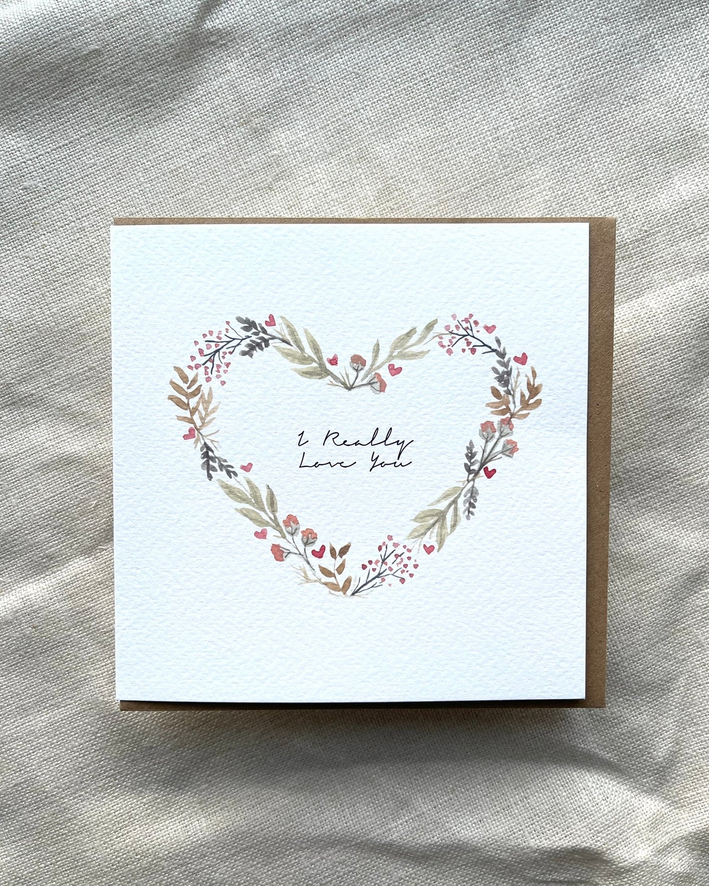 'I Really Love You' Valentine's Day Card